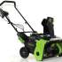 Снегоуборщик GREENWORKS GD82STK5,  аккумуляторный,  5Ач [2602507ub]